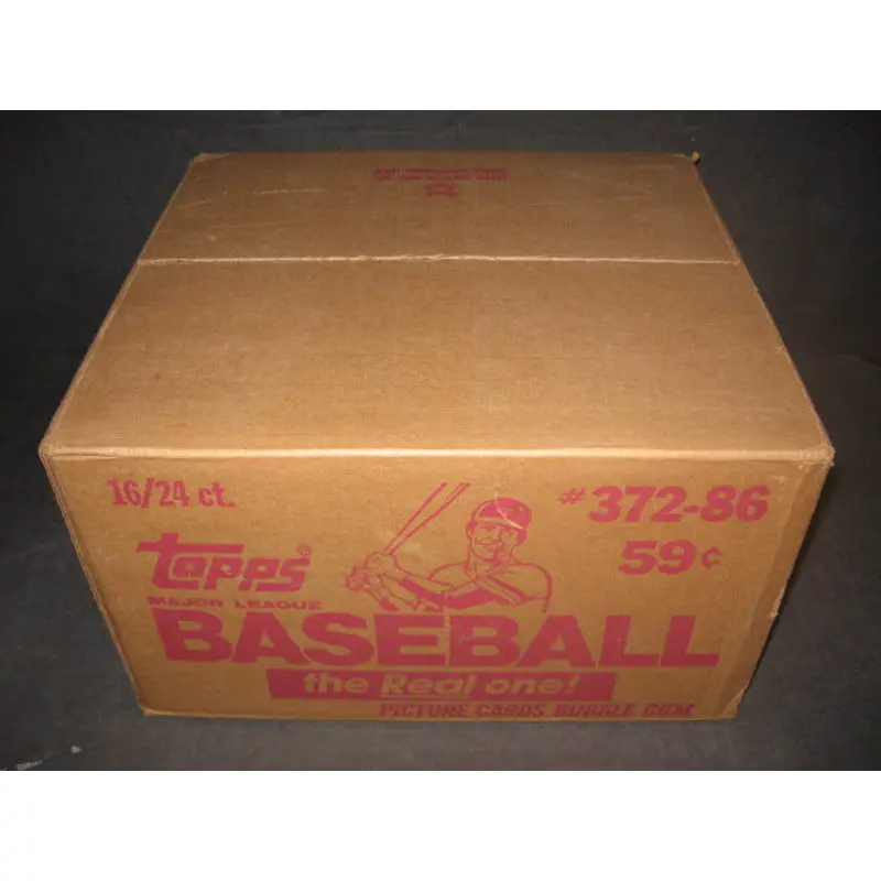1986 Topps Baseball Cello Case (16 Box)