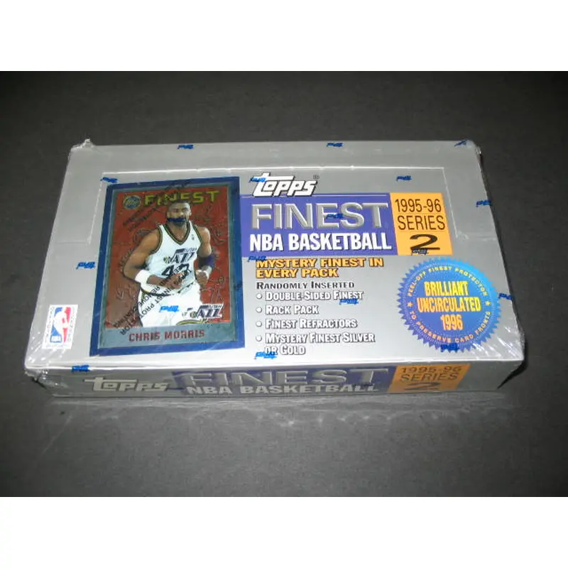 1995/96 Topps Finest Basketball Series 2 Box (Hobby)