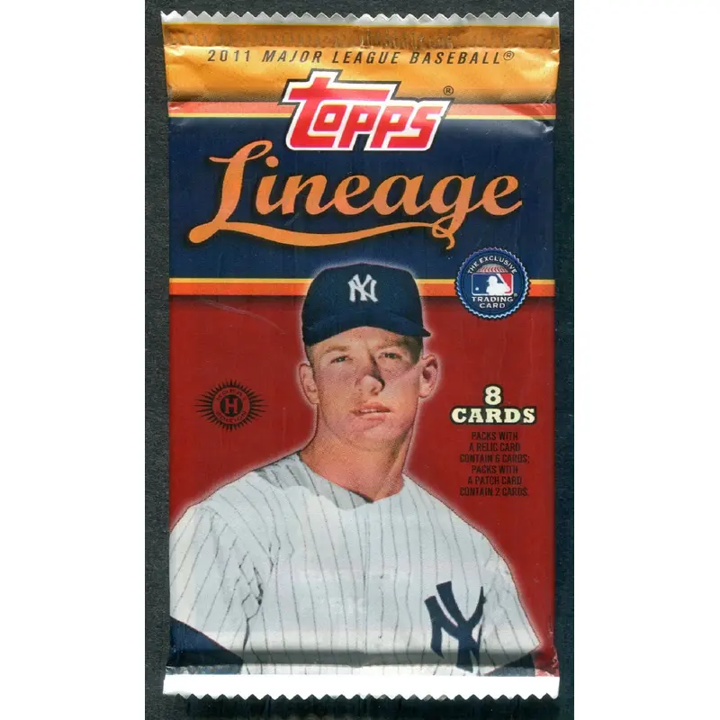 2011 Topps Lineage Baseball Unopened Pack (Hobby) (8)