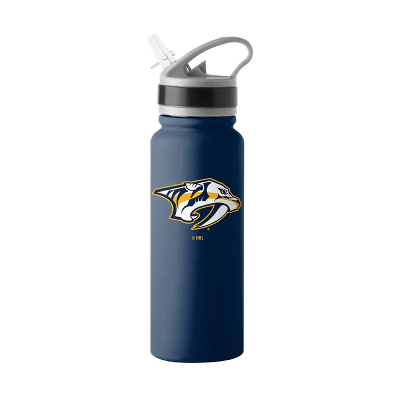 Nashville Predators Logo 25oz Stainless Single Wall Flip Top Bottle