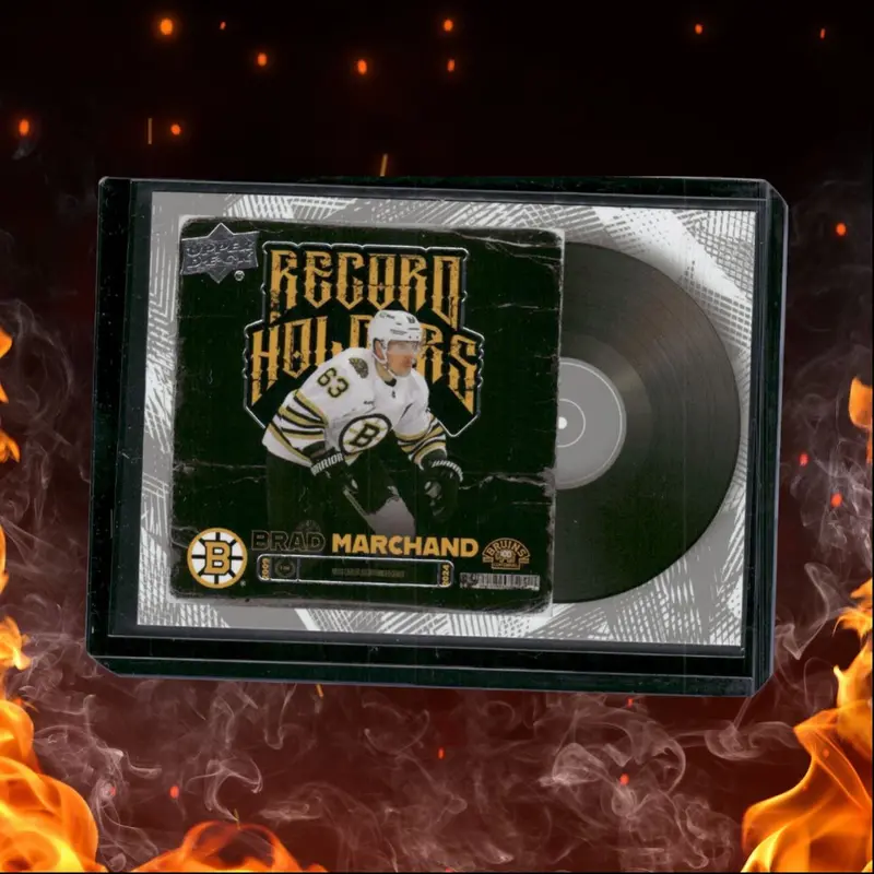 2023-24 Upper Deck Boston Bruins Centennial Brad Marchand Record Holders #133