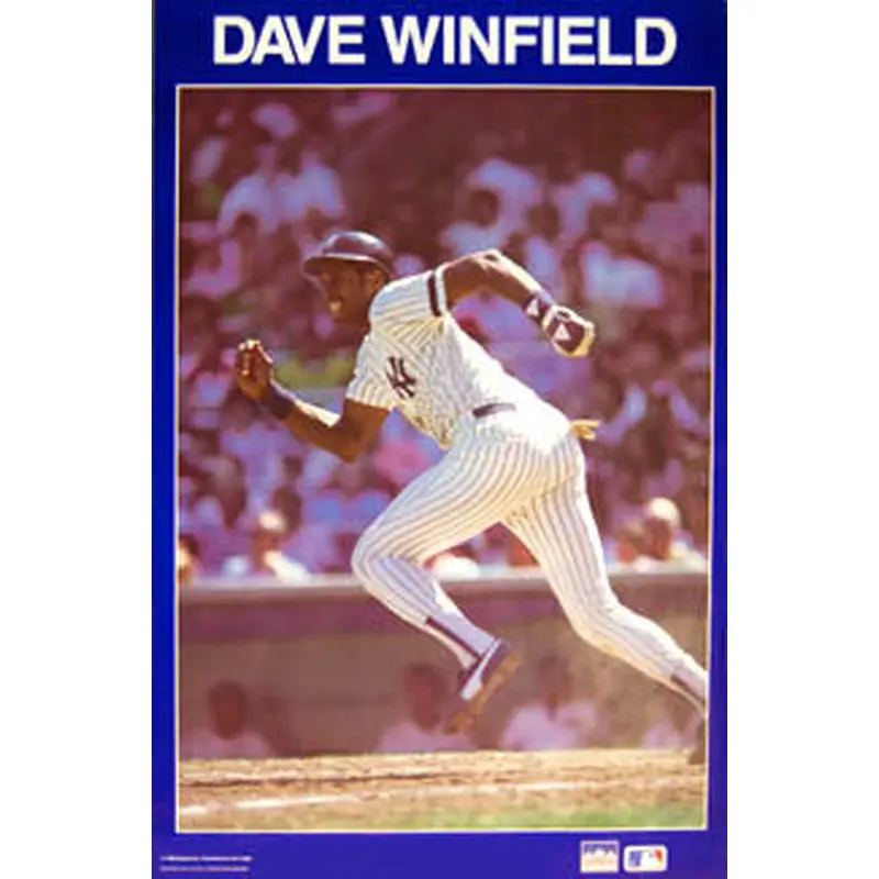 Dave Winfield "Extra Bases" New York Yankees Poster - Starline 1987