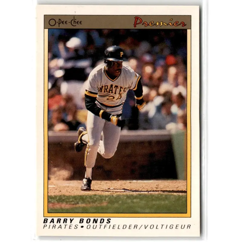 1991 O-Pee-Chee Premier Barry Bonds #12