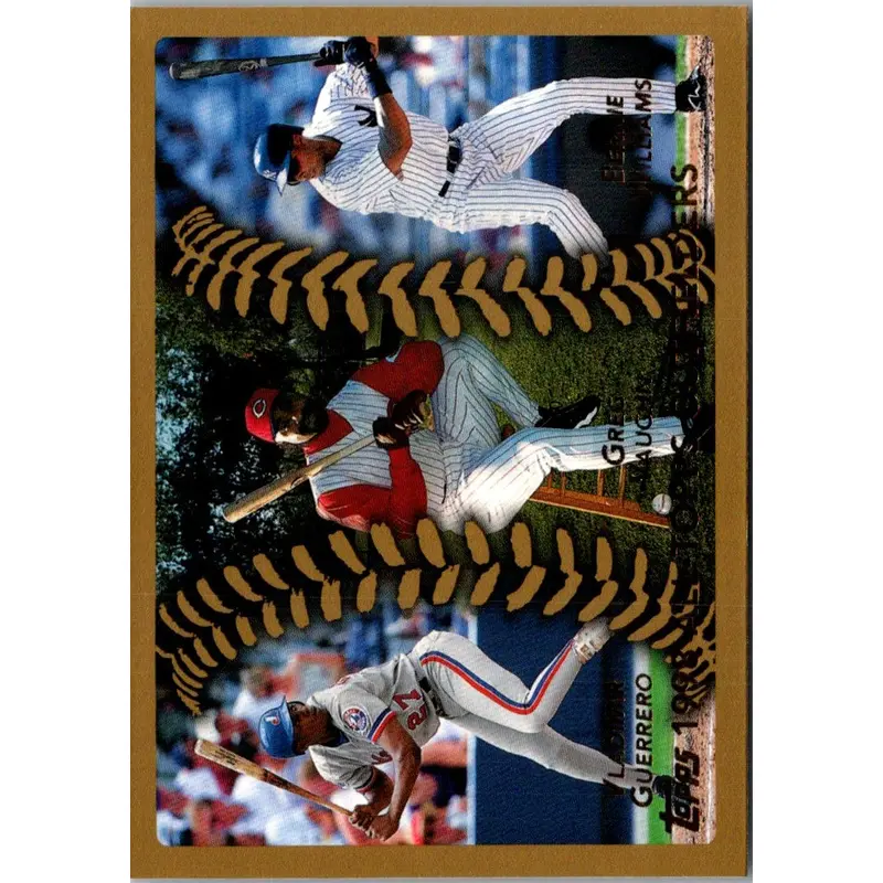 1999 Topps Vladimir Guerrero/Greg Vaughn/Bernie Williams #458