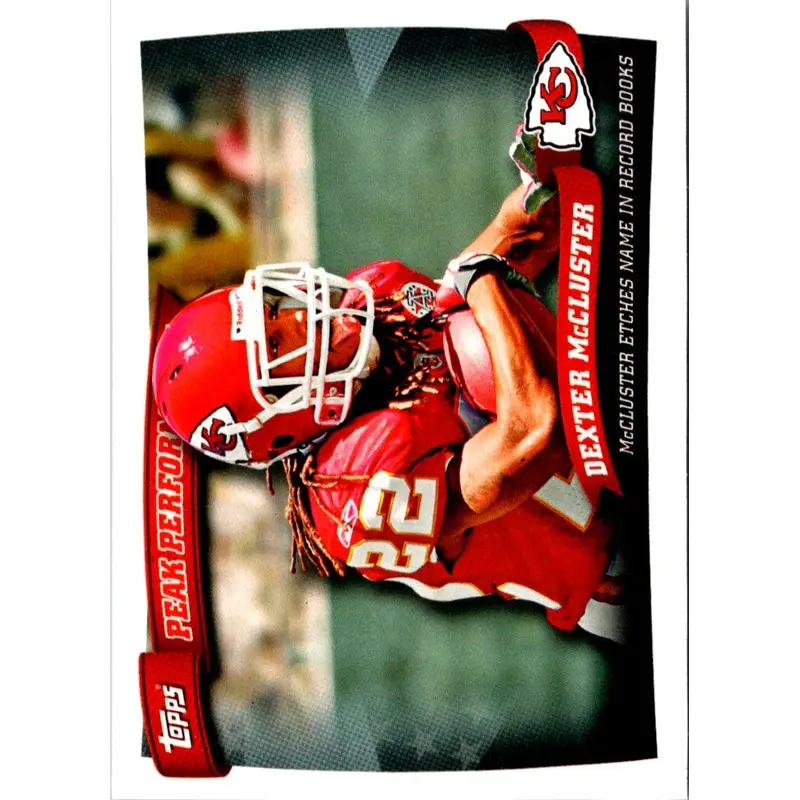 2010 Topps Peak Performance Dexter Mccluster #PP28