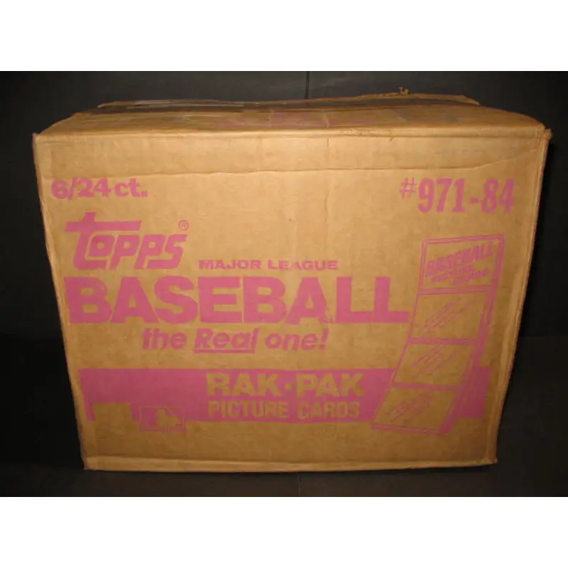 1984 Topps Baseball Rack Pack Case (6 Box)