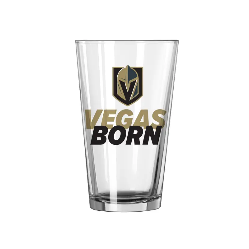 Vegas Golden Knights 16oz Slogan Pint Glass