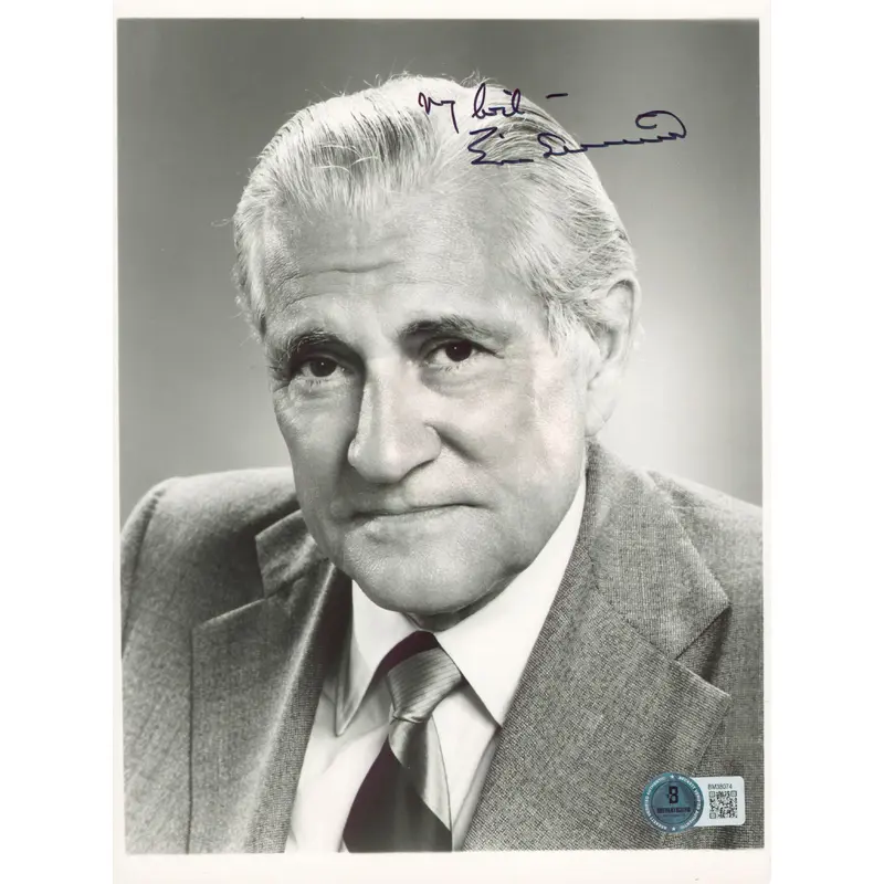 Eric Sevareid Author Authentic Signed 6.5x9 Photo Autographed BAS #BM38074