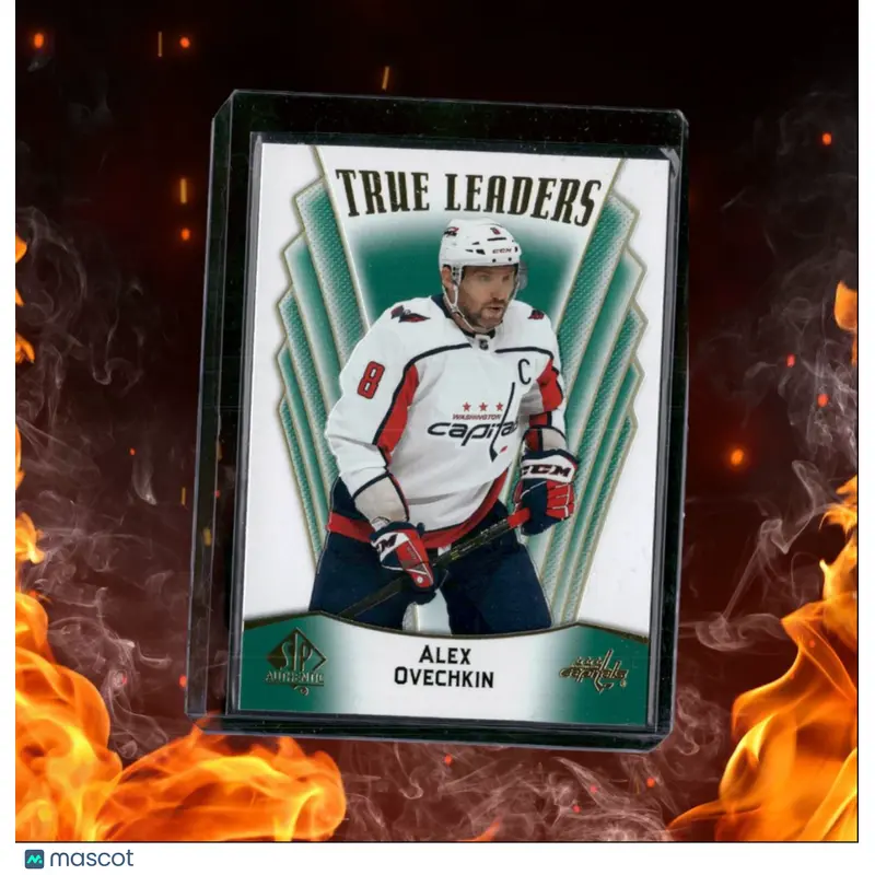 2022-23 SP Authentic Alex Ovechkin True Leaders Green Die-Cut SP Auto #TL-11
