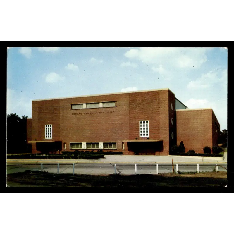 Vintage Kokomo HS Gymnasium Postcard