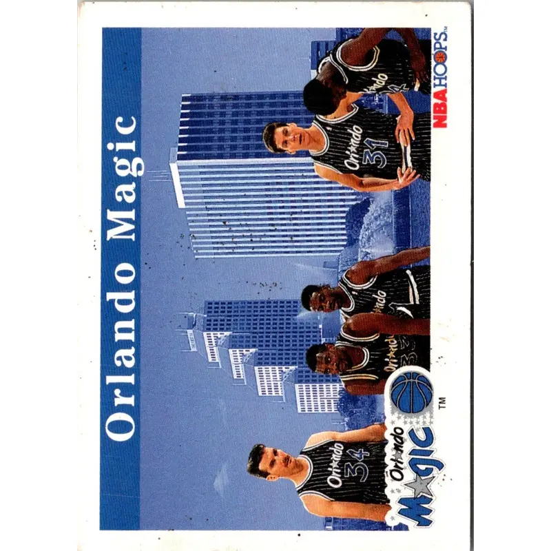 1992 Hoops Orlando Magic #284