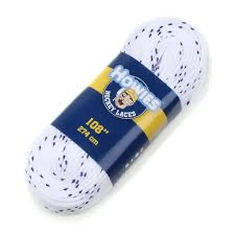 New Howies Hockey 84" White Non Waxed Skate Laces