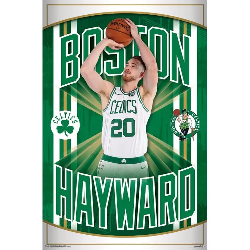 Gordon Hayward "Arrival" Boston Celtics NBA Basketball Wall Poster - Trends 2017