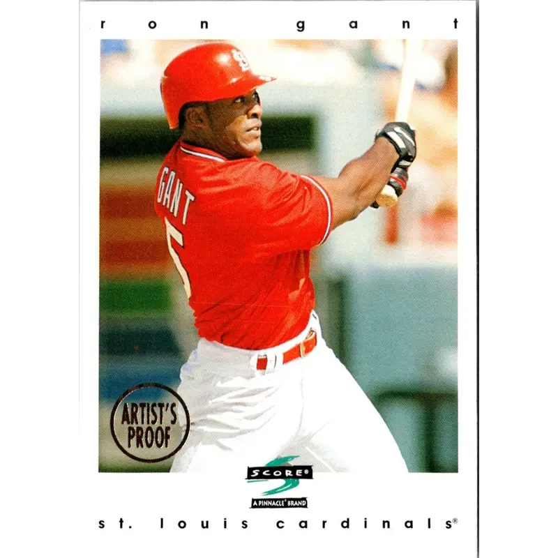 1997 Score Artist's Proofs White Border Ron Gant #268