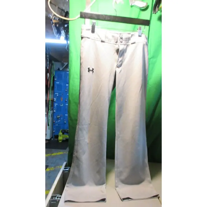 Used UnderArmour White Open Bottom Baseball Pants  Size Youth/Large