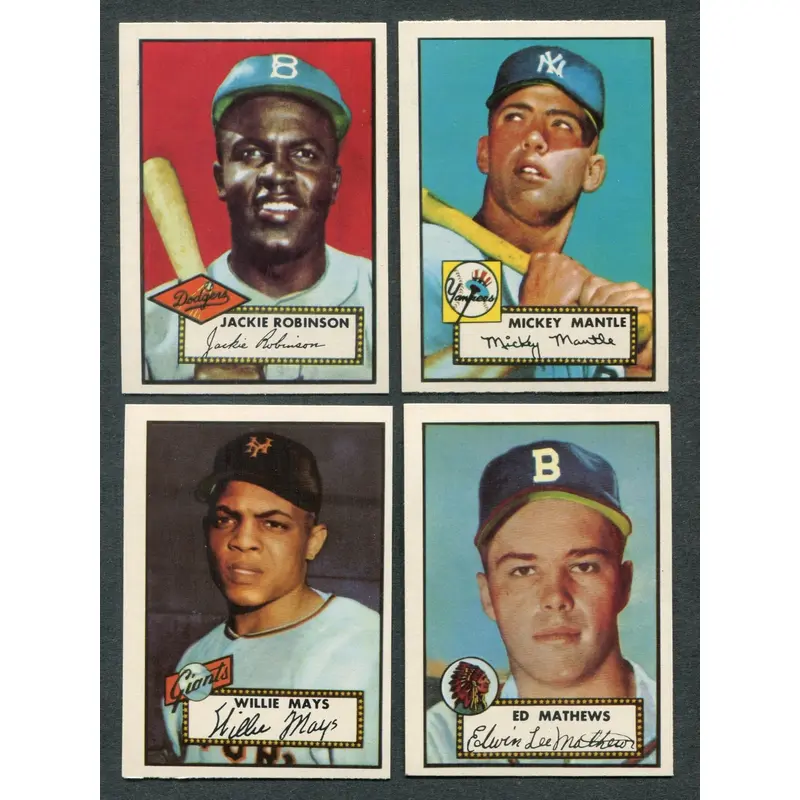1952 Topps Baseball Reprint Complete Set (Issued 1983) NM NM/MT (24-439) (Read)