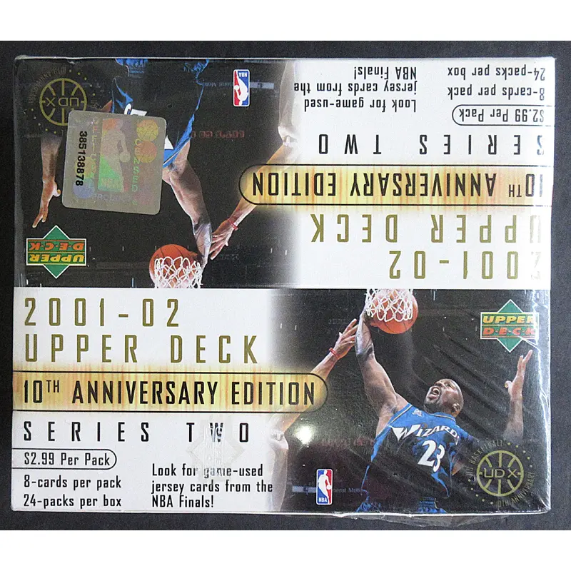 2001/02 Upper Deck Basketball Unopened Series 2 Box (Retail) (24/8)