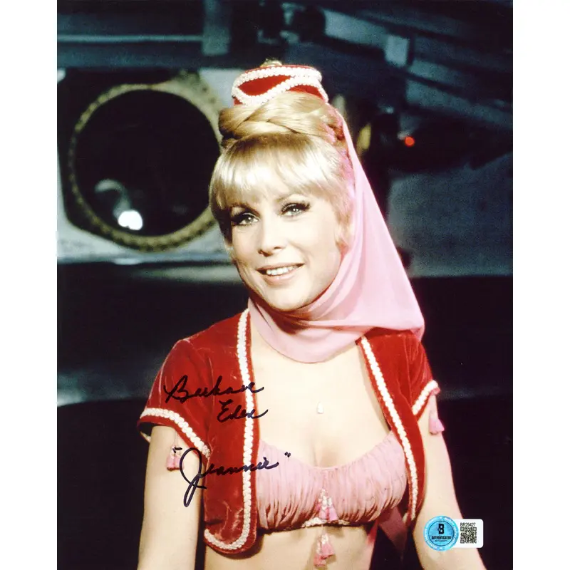 Barbara Eden I Dream of Jeannie "Jeannie" Signed 8x10 Photo BAS #BR29427