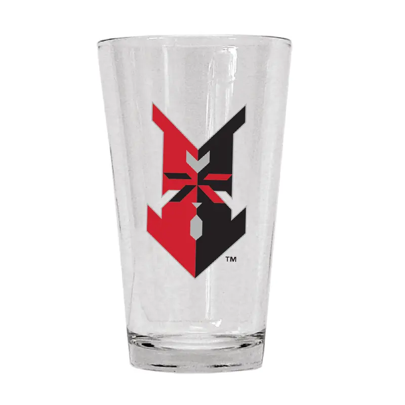 Indianapolis Indians 16 oz Road Cap Logo Pint Glass