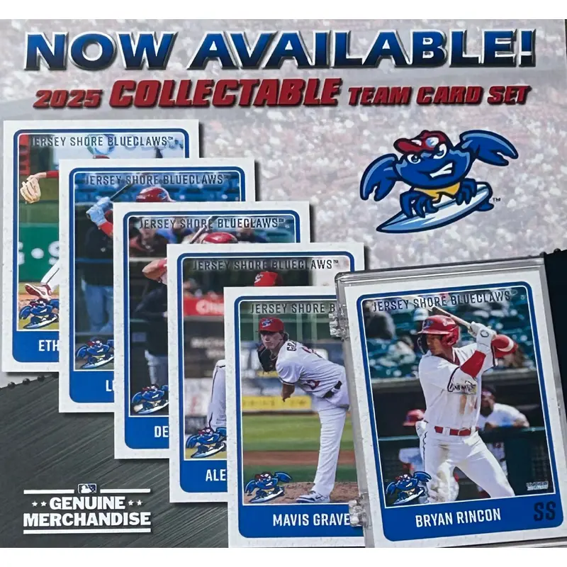 Jersey Shore BlueClaws 2025 Team Set