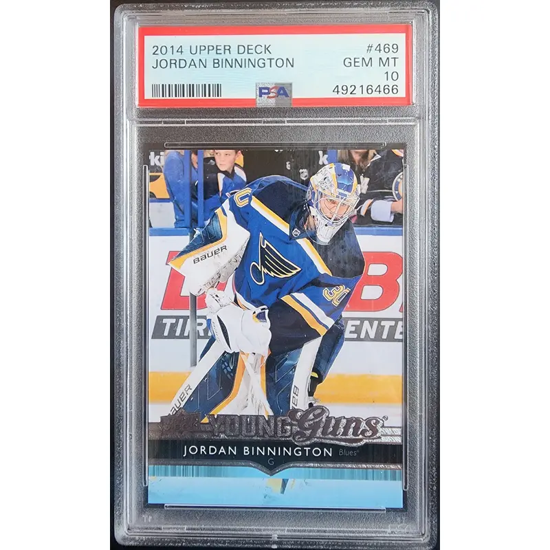 Jordan Binnington 2014 Upper Deck #469 PSA 10 Gem Mint