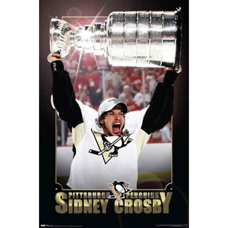 Sidney Crosby "Holy Grail" 2009 Stanley Cup Poster - Costacos Sports