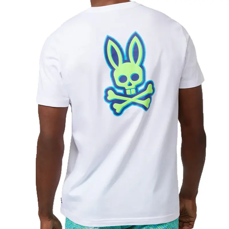 PSYCHO BUNNY WHITE MENS SHIRT B6U214B2TS WHT