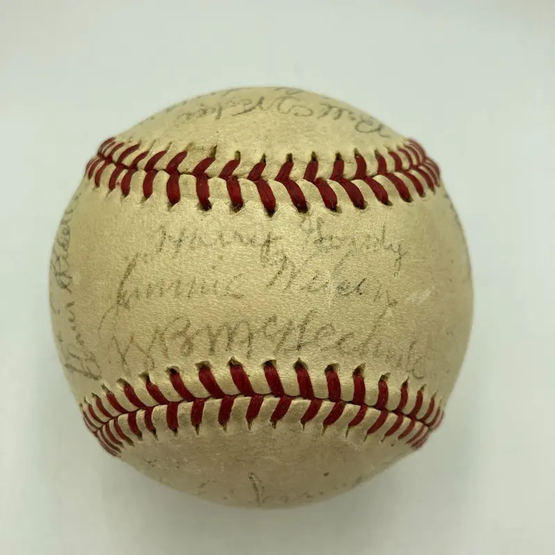 1940 Cincinnati Reds World Series Champs Team Signed Baseball JSA COA