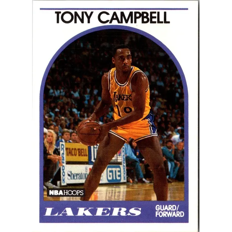 1989 Hoops Tony Campbell #19 Rookie
