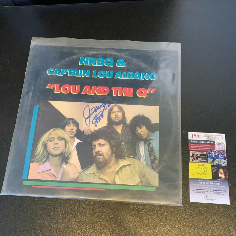 Captain Lou Albano Signed Autographed Vintage LP Record Album With JSA COA