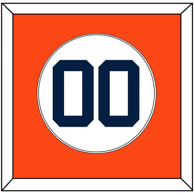 Detroit Number - Home White - Single Mat 2