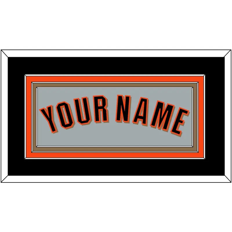 San Francisco Name - Road Gray (2010-2021) - Triple Mat 3