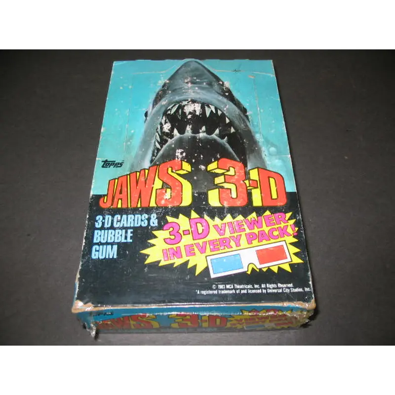 1983 Topps Jaws 3D Unopened Wax Box (Authenticate)