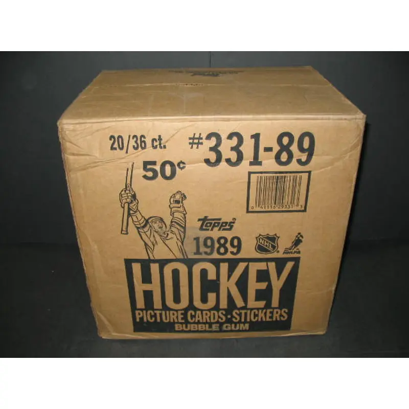 1989/90 Topps Hockey Unopened Wax Case (20 Box)