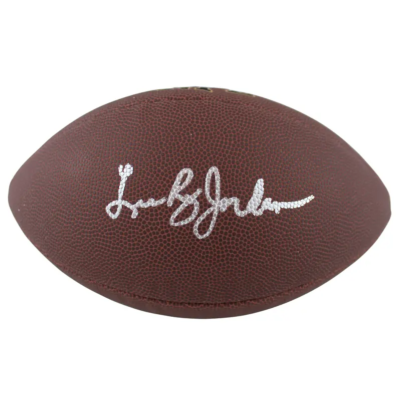 Cowboys Lee Roy Jordan Authentic Signed Super Grip Nfl Football BAS Witnessed