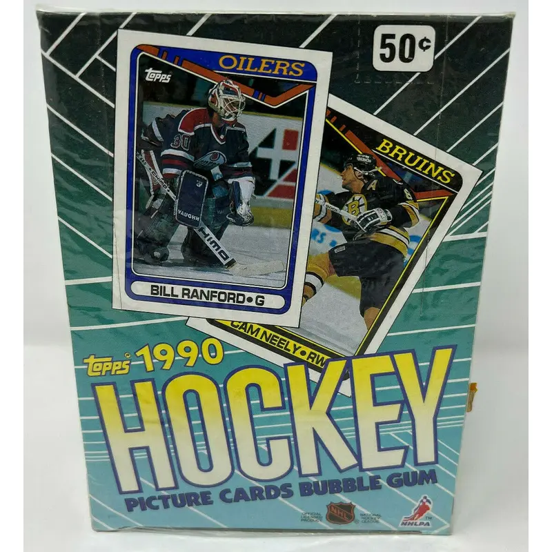 1990-91 Topps Hockey Wax Box
