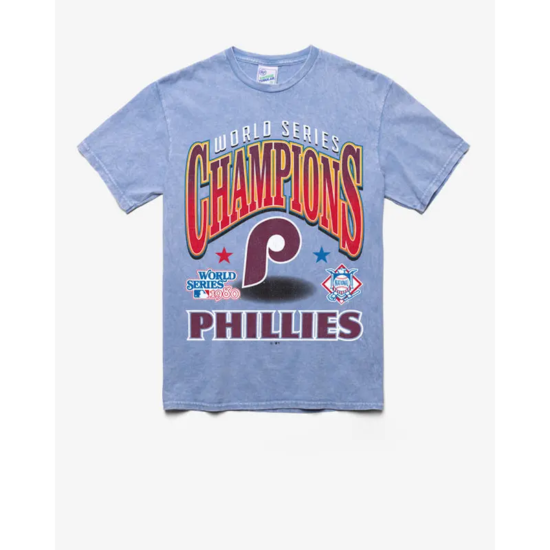 PHILADELPHIA PHILLIES COOPERSTOWN WORLD SERIES LOCKER VINTAGE '47 TUBULAR TEE