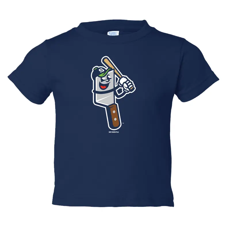 Toddler Navy Flip Tee