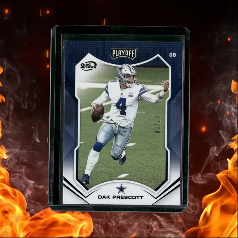 2021 Panini Playoff Dak Prescott Purple 2nd Down 07/50 #100