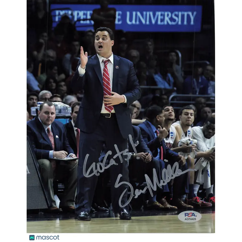 Sean Miller Signed 8x10 Photo PSA Arizona Wildcats