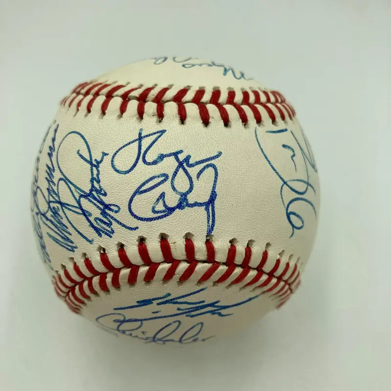 1990 All Star Game Team Signed Baseball Ozzie Smith Ryne Sandberg Beckett COA