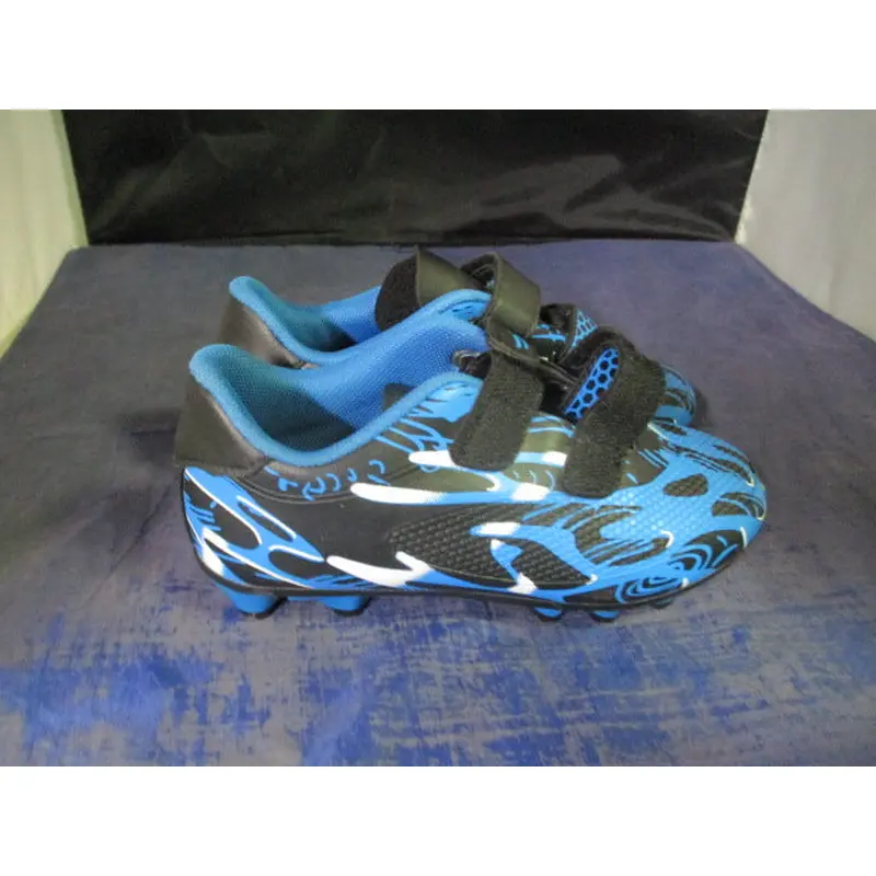 Used Blue Velcro Size Youth 12.5 Soccer Cleats