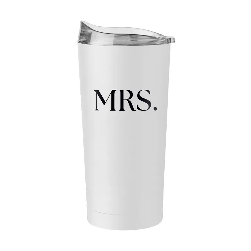 Wedding Collection Standard Mrs. 20oz Powder Coat Tumbler