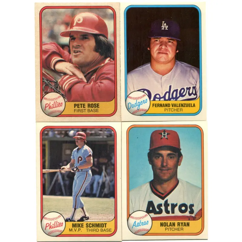 1981 Fleer Baseball Complete Set NM (660) (23-115)