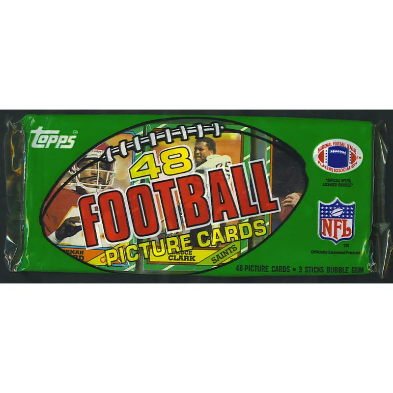 1986 Topps Football Unopened Grocery Rack Pack (Authenticate)