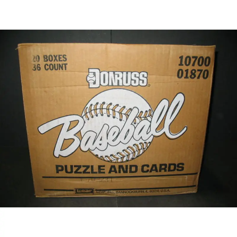 1987 Donruss Baseball Unopened Wax Case (20 Box) (Sealed)