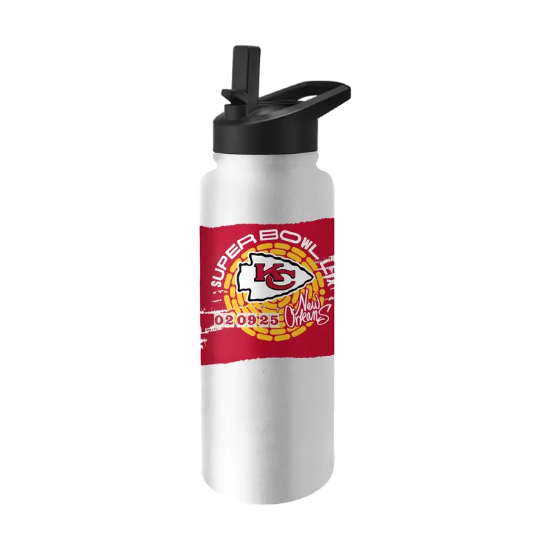 KC Chiefs SB 59 Bound 34oz Quencher Bottle
