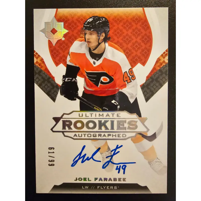 2019-20 Upper Deck Ultimate Collection - Joel Farabee #197 /99 RC