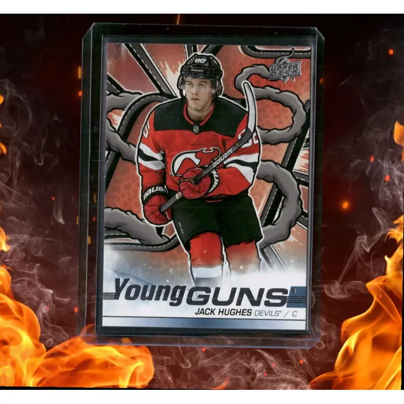 2024-25 Upper Deck Jack Hughes Renewed Young Guns (A) #201