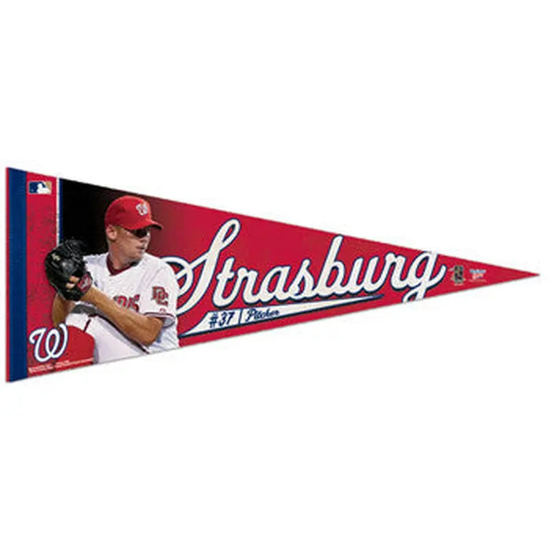 Stephen Strasburg "Action" Premium Felt Collector's Pennant (LE /2010) - Wincraft